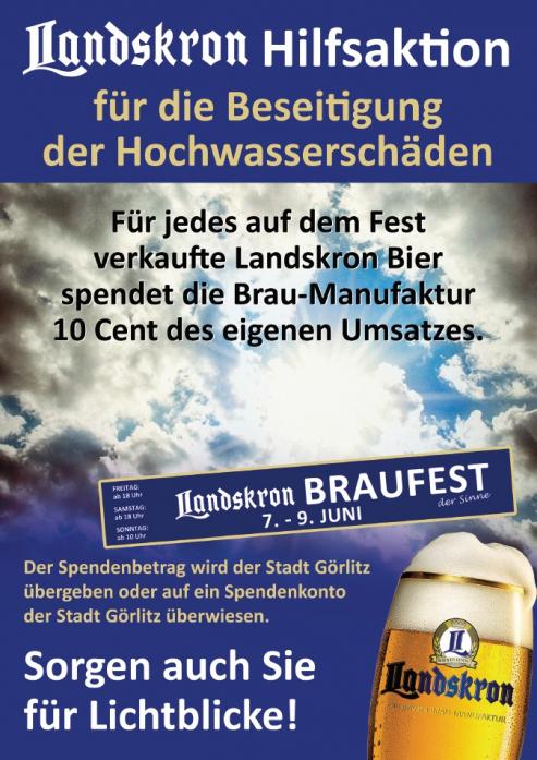 Bild zu Landskron spendet fr Beseitigung von Hochwasserschden