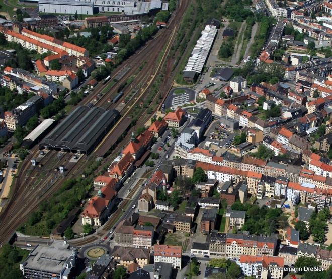 Bildtitel: Ungewöhnliches Rennen umkreist Görlitzer Bahnhofstraße Bild zu Ungewöhnliches Rennen umkreist Görlitzer Bahnhofstraße