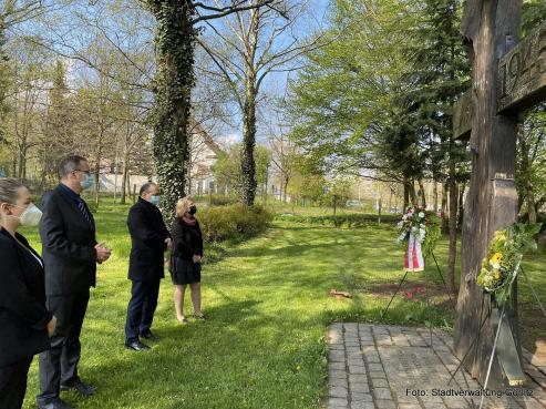 Bild zu Europastadt gedenkt des Kriegsendes