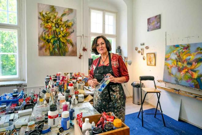 Bildtitel: Maugosia Sycz – Eine Künstlerin zwischen zwei Welten Bild zu Maugosia Sycz – Eine Künstlerin zwischen zwei Welten