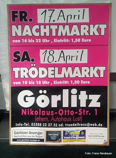 Bild zu Am Wochenende: Nacht- und Tagtrdelmarkt