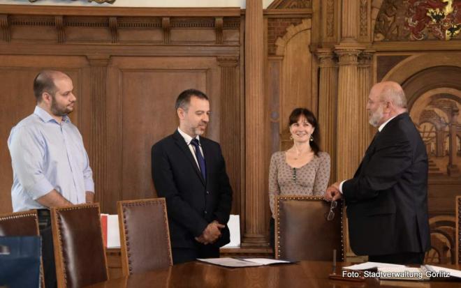 Bild zu Griechische Delegation im Grlitzer Rathaus