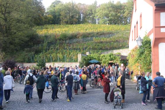 Bild zu Neue Rebsorte Sauvignac feierte Premiere im Kloster St. Marienthal