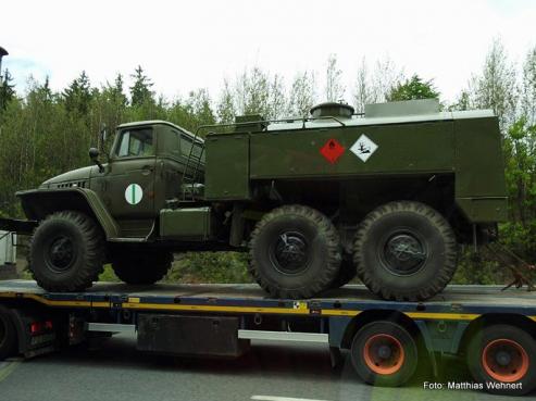 Bild zu Kriegsgert auf der Autobahn A4 unterwegs