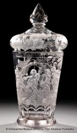 Barockes Glas aus Schlesien