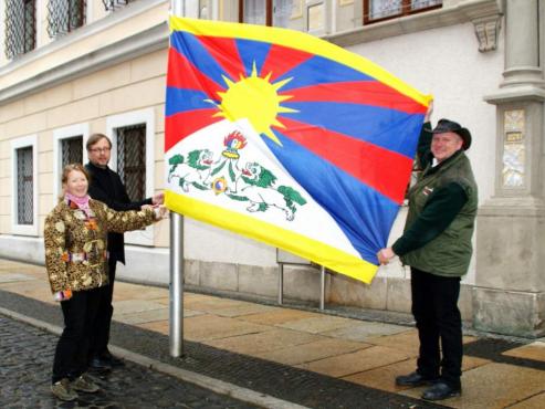Bild zu Grlitz flaggt fr Tibet