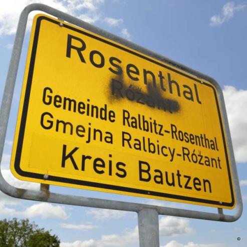 Bild zu Sorbenfeindliche Schmierereien im groen Umfang