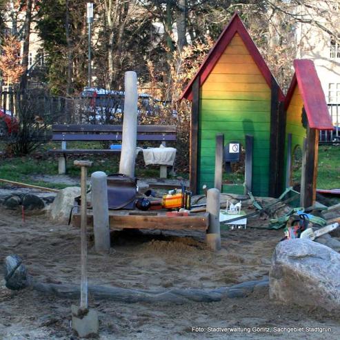 Bild zu Zwei Grlitzer Spielpltze werden erweitert