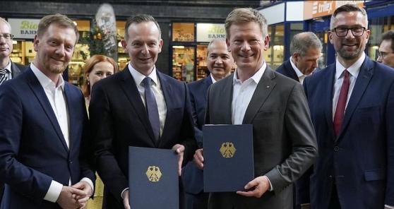 Bild zu Bahnstrecke Cottbus-Grlitz wird zweigleisig ausgebaut