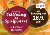Bild zu Spielplatz im Stadtpark Grlitz wird nach Umbau wiedererffnet