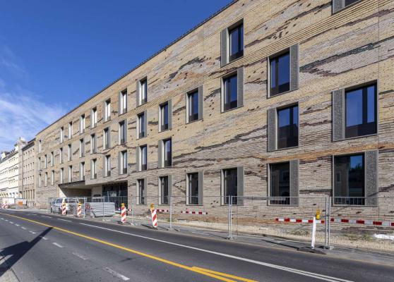 Enthllung der Fassade am neuen Senckenberg-Campus Grlitz