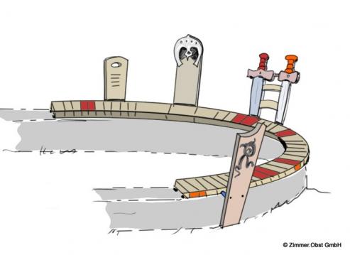 Bild zu Spielplatz Uferstrae wird mittelalterlich