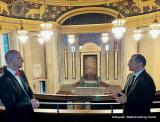 Bild zu Sparkassenvorstand besichtigt Synagoge