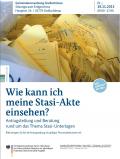 Beratungstag zu Stasi-Unterlagen in Groschnau