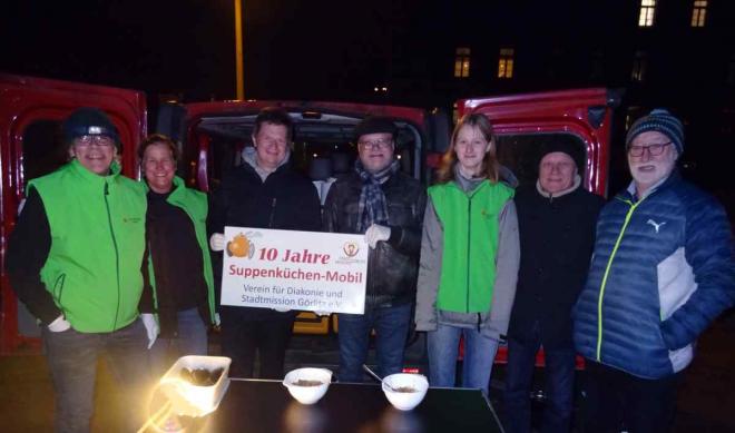 Gulasch mit Sptzle auf dem Lutherplatz