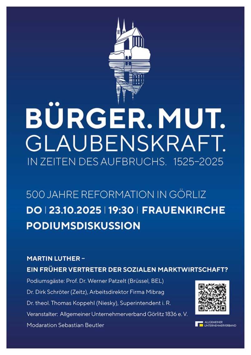Bild zu Unternehmerabend zur Reformation in der Grlitzer Frauenkirche