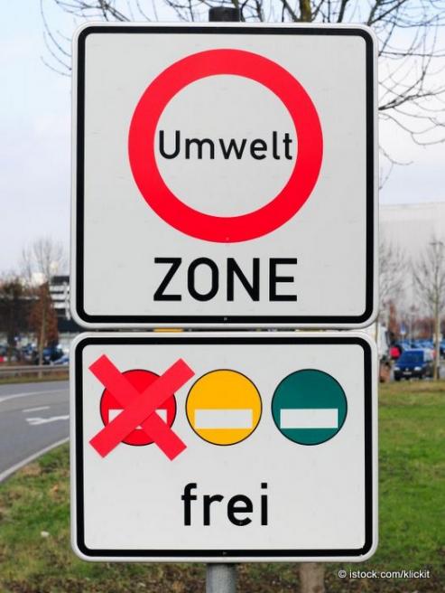 Bild zu Belastung durch Stickoxid: Kommt die "Blaue Plakette"?