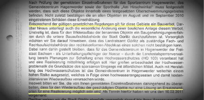 Klares Bauverbot erteilt Klares Bauverbot erteilt