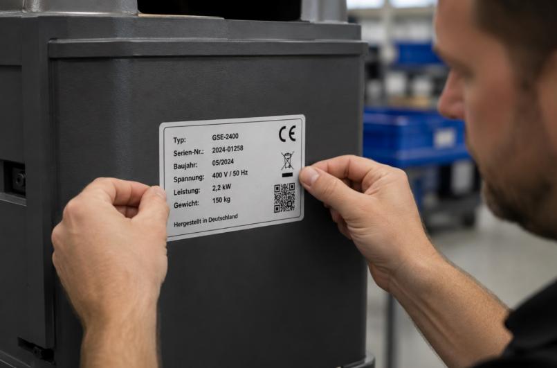 Bild zu Typenschild-Etiketten im Maschinenbau: So erh�hen hochwertige Typenschild-Etiketten die Produktsicherheit