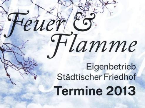 Bild zu Terminplan des Stdtischen Friedhofes 2013 