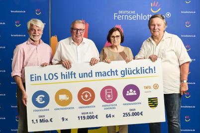Bild zu Untersttzung fr 29 Tafeln im Freistaat aus Lotterie-Erlsen