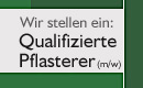 Bild zu Arbeit fr Pflasterer und Pflasterkolonnen (m/w)!