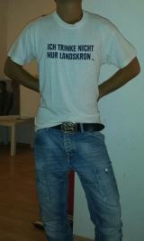 Bild zu Original Landskron Brauerei Grlitz Shirt Gr. L wei